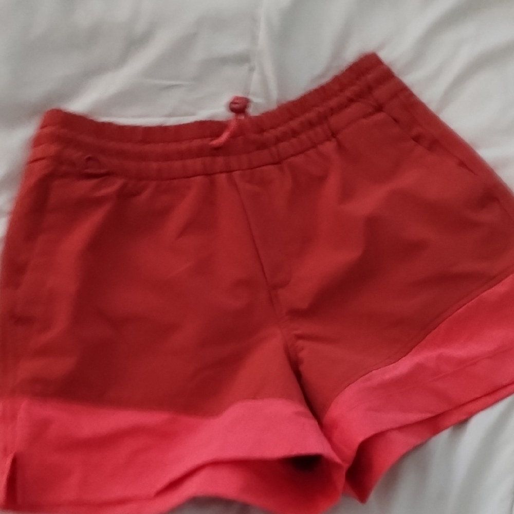 Women's Red and Pink Shorts